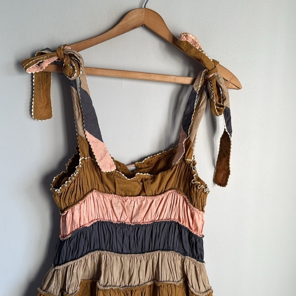 ANTHROPOLOGIE | Let Me Be Letizia Colorblock Midi Dress 12 - Picture 7 of 12